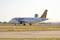 VH-VNF @ YSSY - Tigerair (VH-VNF) Airbus A320-232, still in Tiger Australia livery, waiting at Echo holding point at Sydney Airport. - by YSWG-photography