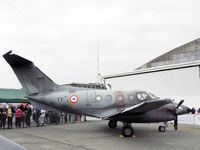 107 @ EBMB - Belgian AF Open House , 65 years - Transportation - 15th Wing .
40 years C-130H Hercules 
YV , French AF , EMB Xingu , F-RAYV - by Henk Geerlings