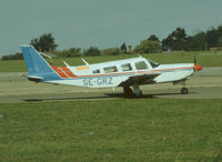 SE-GRZ @ STN - PA-32R Cherokee Lance as seen at Stansted in September 1979. - by Peter Nicholson