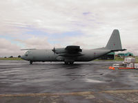 XV301 @ CAX - Hercules C.3, callsign Mallard 2, of the Lyneham Transport Wing seen at Carlisle in the Summer of 2002. - by Peter Nicholson