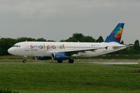 SP-HAC @ LFRB - Airbus A320-233, Take off run rwy 25L, Brest-Bretagne Airport (LFRB-BES) - by Yves-Q