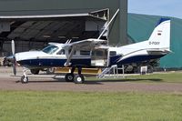 D-FOXY - Cessna 208, c/n: 20800303 at Langar , Nottinghamshire ex I-SEAA - by Terry Fletcher