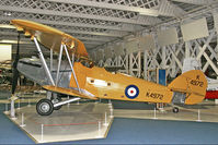 K4972 @ HENDON - Hawker Hart Trainer llA at The RAF Museum, Hendon in June 2008. - by Malcolm Clarke