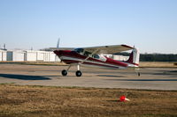 N5239D @ 52F - Taxiing to the fuel station. - by flyboybma