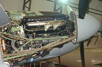 HJ711 - Rolls Royce engine on DH98 Mosquito at Yorkshire Air Museum - by Terry Fletcher