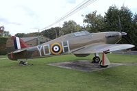 BAPC265 - Replica Hawker Hurricane at Yorkshire Air Museum - by Terry Fletcher