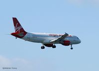 N642VA @ KJFK - Going to a landing @ 4R @ JFK - by Gintaras B.