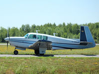 C-GMMM @ YPQ - This 1975 Mooney M20F is taxiing for takeoff at  the Peterborough Ontario Airport - by Ron Coates