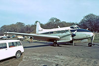 G-AJGT @ EGKB - De Havilland DH.104 Dove 7XC [04034] (R.F.Saywell Ltd) Biggin Hill~G 17/05/1975. Taken from a slide. - by Ray Barber