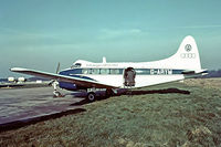 G-ARYM @ EGKB - De Havilland DH.104 Dove 8 [04529] (Volswagen GB Limited) Biggin Hill~G 17/05/1975. Taken from a slide. - by Ray Barber