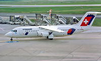 HB-IXP @ EDDL - British Aerospace BAe 146-300 [E3283] (Crossair) Dusseldorf~D 23/05/1998 - by Ray Barber