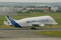 F-GSTA @ LFBO - Airbus A300B4-608ST Beluga, Landing rwy 14R, Toulouse-Blagnac Airport (LFBO-TLS) - by Yves-Q