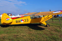 N298SQ @ EBDT - Piper L-18C-95 Super Cub [18-1586] Schaffen-Diest~OO 14/08/2010 - by Ray Barber