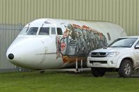 N25AG @ EGBP - Jetstar  fuselage at Kemble Airport - by Terry Fletcher
