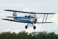 G-AJHS @ EBDT - De Havilland DH.82A Tiger Moth [82121] Schaffen-Diest~OO 14/08/2010 - by Ray Barber