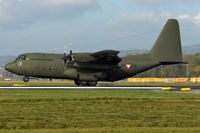 8T-CB @ LOWL - Austrian Airforce Lockheed C130K Hercules landing in LOWL/LNZ - by Janos Palvoelgyi