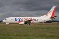 G-GDFT @ EGHH - Taxiing to paintshop for respray to Jet 2 - by John Coates