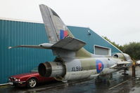 XL592 @ EGTB - outside of the Parkhouse Aviation yard at Booker - by Chris Hall