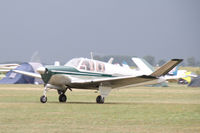 N5159C @ EDMT - N5159C, beautiful 1950 Bonanza departing Tankosh 2013, Tannheim - by Pete Hughes