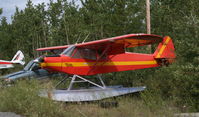 C-FSPP @ CEZ5 - In storage at Schwatka Lake at Whitehorse, Yukon. Note the old-style registration, CF-SPP instead of the current C-FSPP. - by Murray Lundberg