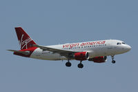 N522VA @ DFW - Landing at DFW Airport