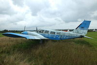 G-BORH @ EGTR - now parked with the other wrecks & relics at Elstree - by Chris Hall