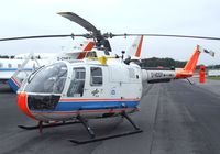 D-HDDP @ EDDK - MBB Bo 105C of the DLR at the DLR 2013 air and space day on the side of Cologne airport