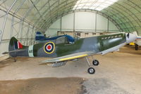 G-CCGH @ EGTN - inside the Enstone Flying Clubs new hangar - by Chris Hall