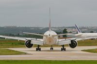 F-GSQT @ LFPO - Boeing 777-328 (ER)  After Landing Rwy 26, Paris-Orly Airport (LFPO-ORY) - by Yves-Q