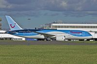 G-TUIC @ EGFF - Boeing 787-8 (Dream Maker) Thomson 922, seen taxiing at EGFF shortly after arriving from  Doncaster-Sheffield. - by Derek Flewin