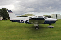 G-BTAW @ X5FB - Piper PA-28-161 Cherokee Warrior II at Fishburn Airfield, UK, September 2013. - by Malcolm Clarke