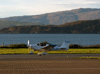 G-BVJN @ EGEO - About to take-off from Oban Airport. - by Jonathan Allen