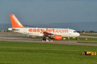 G-EZFU @ EGCC - Easyjet Airbus A319-111 taxiing at Manchester Airport. - by David Burrell