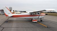 N7922T @ KAXN - Cessna 175A Skylark on the line. - by Kreg Anderson