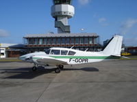 F-GOPR @ EHGG - PA-23 F-GOPR at ramp of Groningen airport - by Jack Poelstra