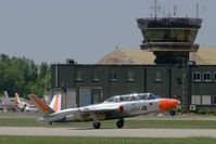 F-AZPZ @ LFMY - Fouga CM-170 Magister, Take off Rwy 34, Salon De Provence Air Base 701 (LFMY) - by Yves-Q