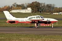 G-EGLT @ EGNX - 1980 Cessna 310R, c/n: 310R-1874 at East Midlands - by Terry Fletcher