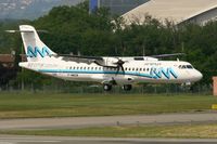 F-WWEW @ LFBO - ATR 72-600, Landing Rwy 14R, Toulouse Blagnac Airport (LFBO-TLS) - by Yves-Q