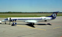 SP-LGA @ EPKT - SP-LGA   Embraer ERJ-145EP [145155] (LOT-Polish Airlines) Katowice-Pyrzowice~SP 19/05/2004 - by Ray Barber