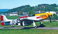 N167F @ ENKJ - North American P-51D Mustang [122-40417] Kjeller~LN 04/06/2000. Earlier markings of 473877 E2-D named *Detroit Miss*. - by Ray Barber