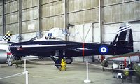 110822 @ LGTT - Republic F-84G Thunderjet [51-10822] (Greek Air Force) Dekelia-Tatoi~SX 02/04/1998 - by Ray Barber