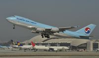 HL7439 @ KLAX - Departing LAX - by Todd Royer