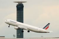 F-GTAM @ LFPG - Airbus A321-211, Take-off Rwy 26R, Roissy Charles De Gaulle Airport (LFPG-CDG) - by Yves-Q