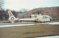 G-BCHM @ STN - SA-341G Gazelle of Westlands as seen at Stansted in March 1980. - by Peter Nicholson