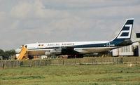 OO-ABA @ STN - Boeing 707-351C of Abelag Airways as seen at Stansted in September 1979. - by Peter Nicholson