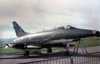56-3248 @ EGQL - F-100D Super Sabre of 493rd Tactical Fighter Squadron/48th Tactical Fighter Wing at RAF Lakenheath on display at the 1970 RAF Leuchars Airshow. - by Peter Nicholson