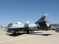 N326AX @ CMA - 1959 Hawker Siddeley Hawker HUNTER Mk.58, one turbojet, Experimental class - by Doug Robertson