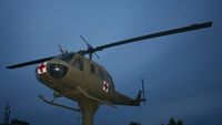 70-16358 - Huey on a pole in Bay City Michigan - by Florida Metal