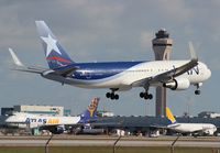 LV-CFV @ MIA - LAN Argentina 767-300 - by Florida Metal