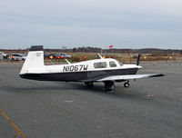 N1067W @ KMMU - Nice corporate Mooney came to New Jersey from Tennessee. - by Daniel L. Berek